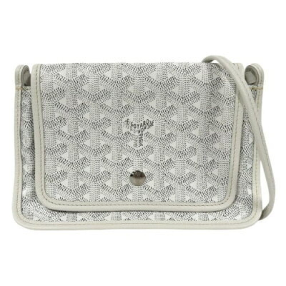 GOYARD Plumet Shoulder Bag Herringbone White